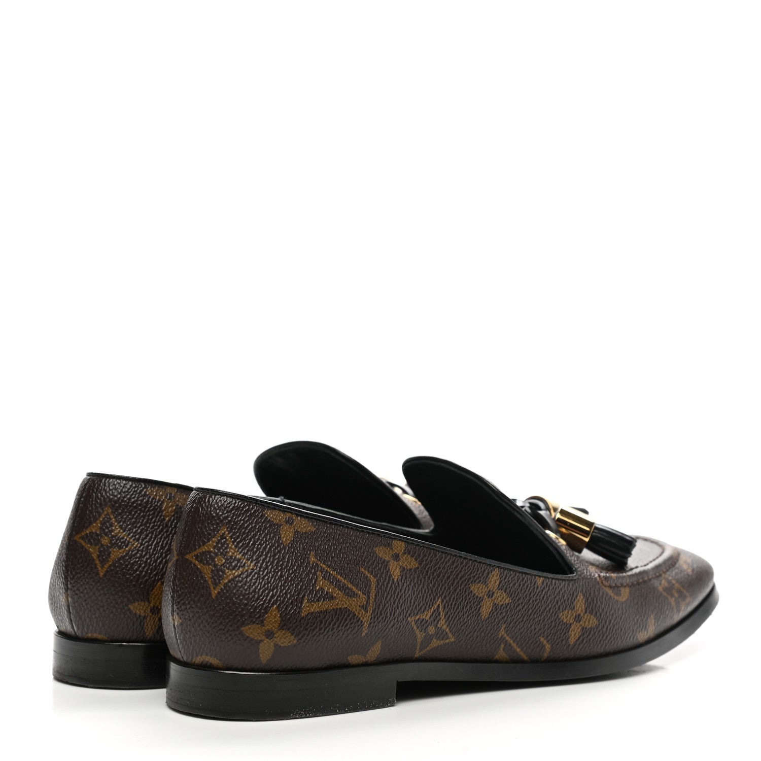 Louis Vuitton Monogram Society Loafers 38 4 of 11