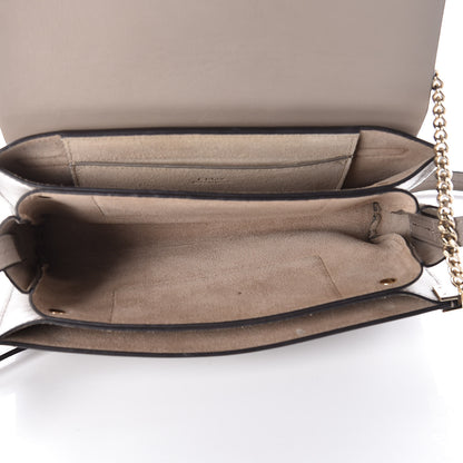 Chloe Suede Calfskin Small Faye Shoulder Bag Motty Grey 5 of 11