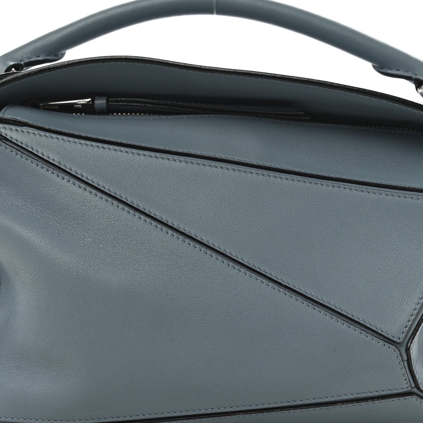 Calfskin Small Puzzle Bag Stone Blue