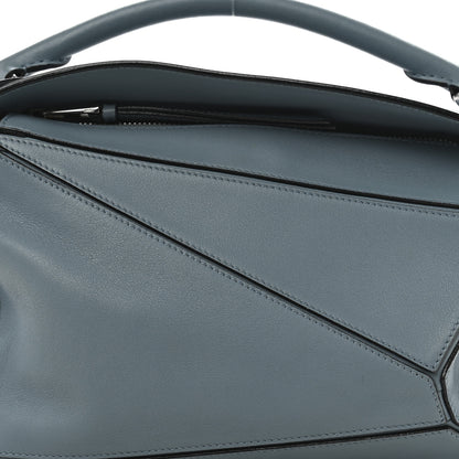 Loewe Calfskin Small Puzzle Bag Stone Blue 8 of 14
