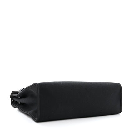 Hermes Military Toile Vache Hunter Herbag Zip PM 31 Black 5 of 13