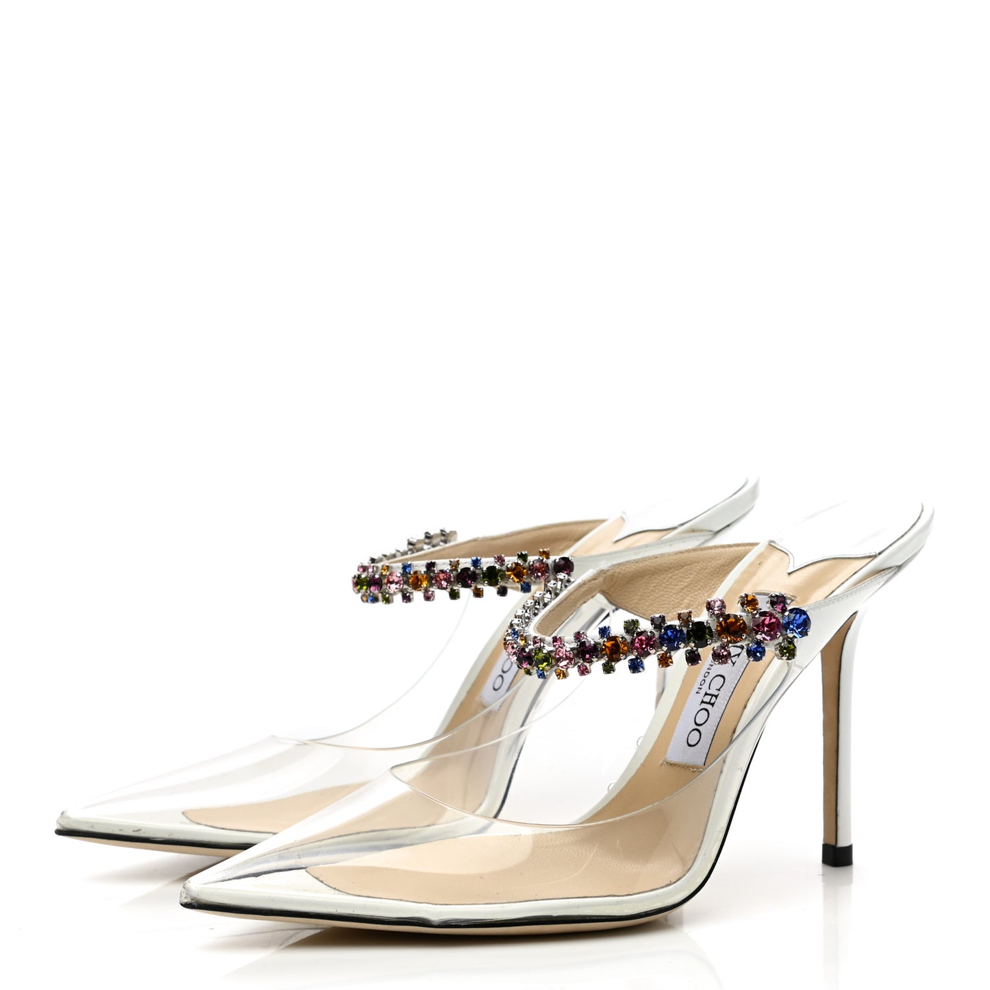 Patent Crystal Bing 100 Pumps 37.5 White Transparent