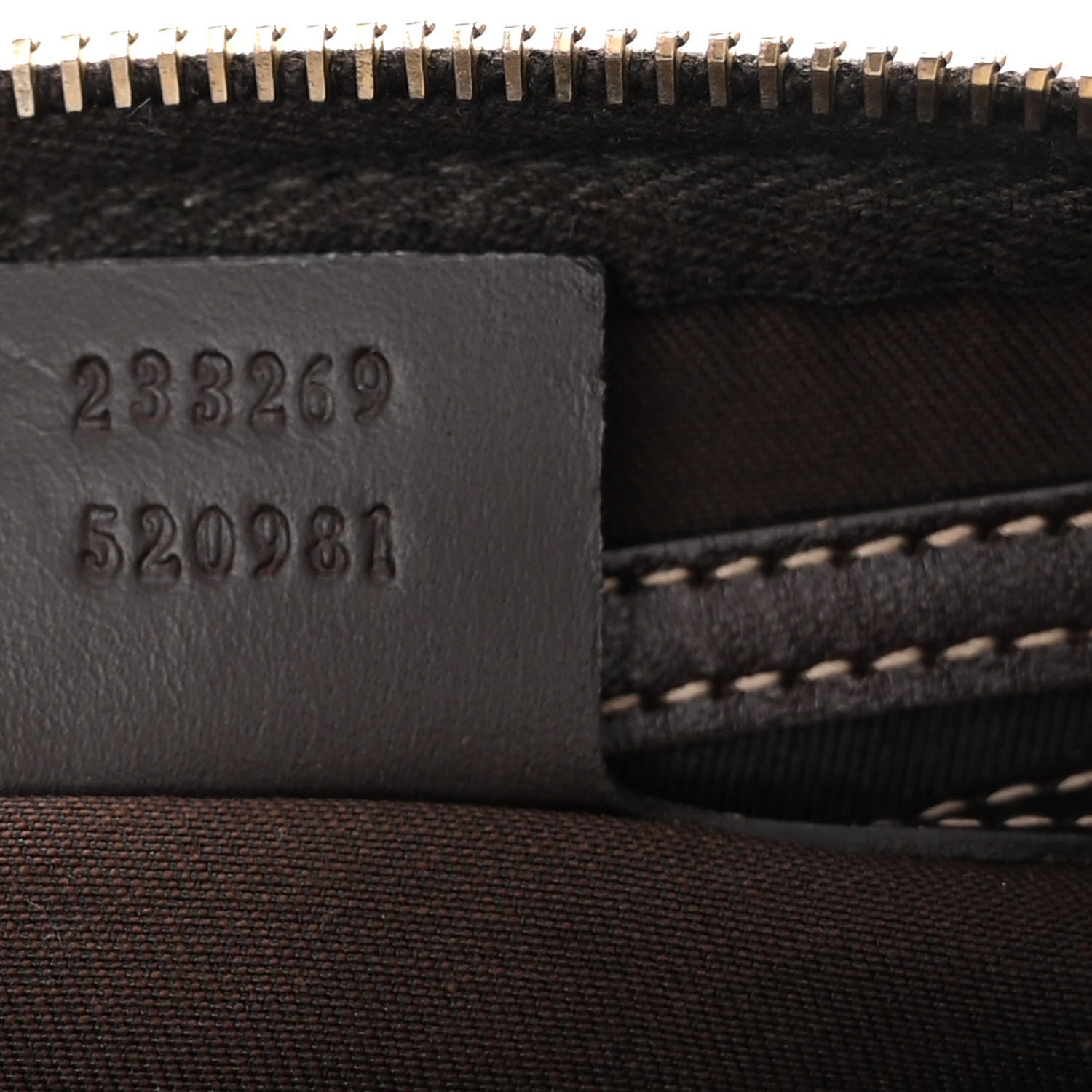 Gucci GG Supreme Monogram Belt Bag Dark Brown 7 of 13