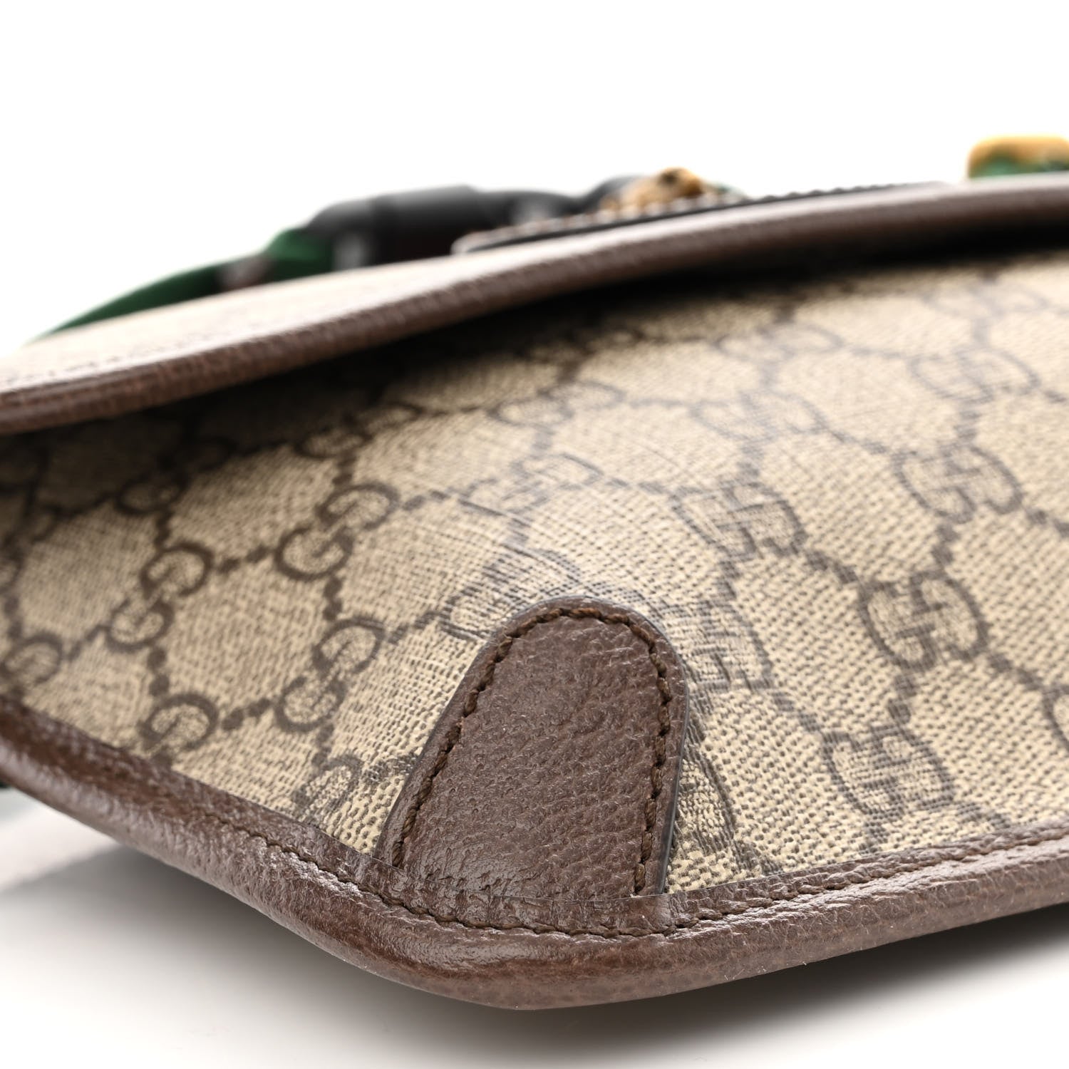 Gucci GG Supreme Monogram Neo Vintage Web Belt Bag Brown 9 of 10