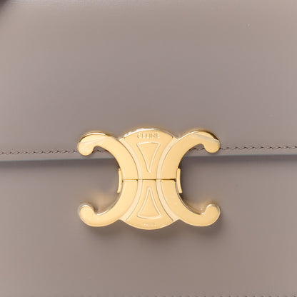 Celine Shiny Calfskin Medium Triomphe Pebble 8 of 11