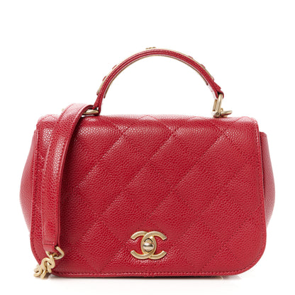 Chanel Caviar Mini Carry Around Flap Bag 1 of 11
