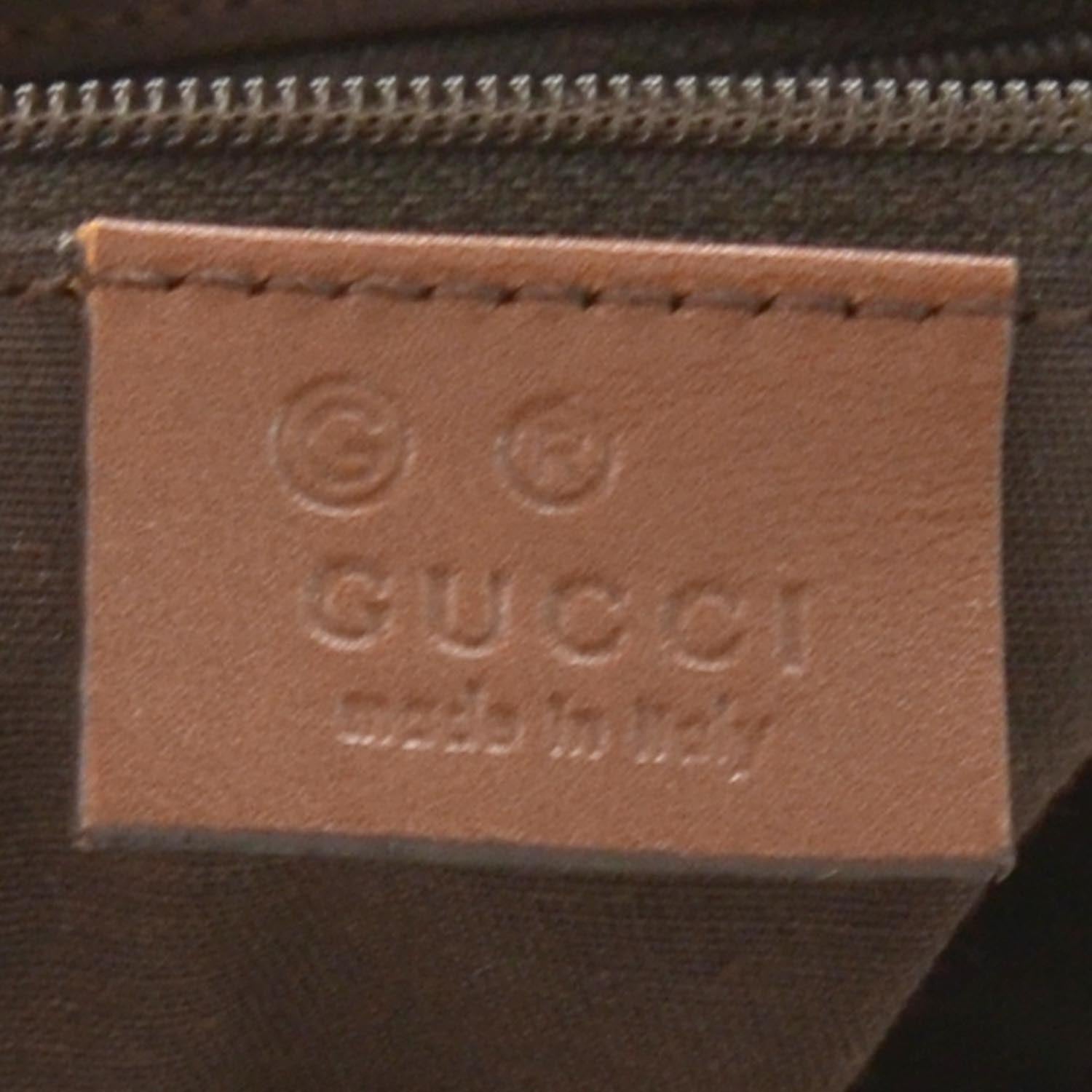 Gucci Canvas Monogram Hobo Green 5 of 7