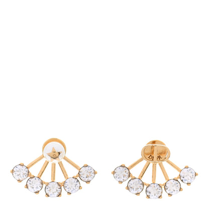 Christian Dior Crystal Pearl La Peite Tribale Earrings 1 of 4