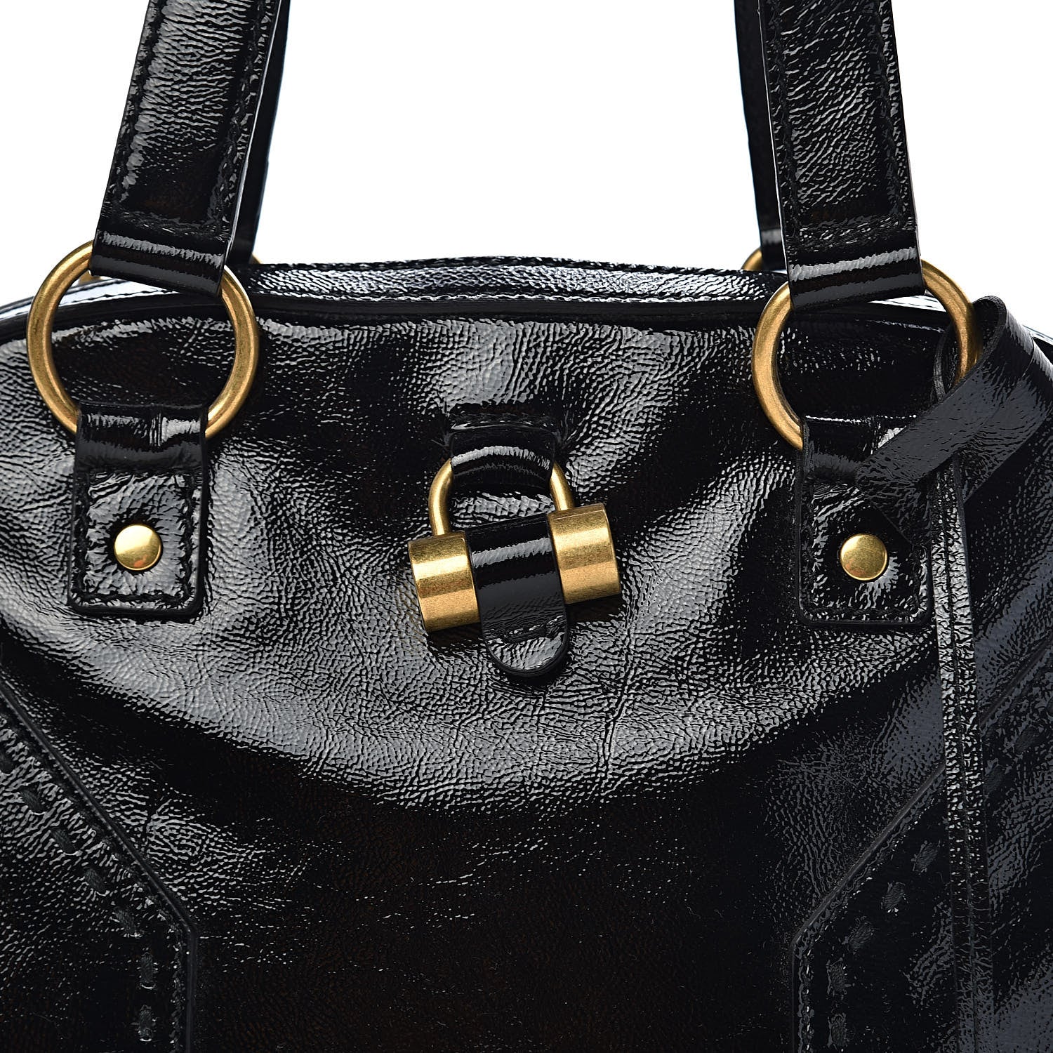 Saint Laurent Patent Large Muse Black 9 of 9