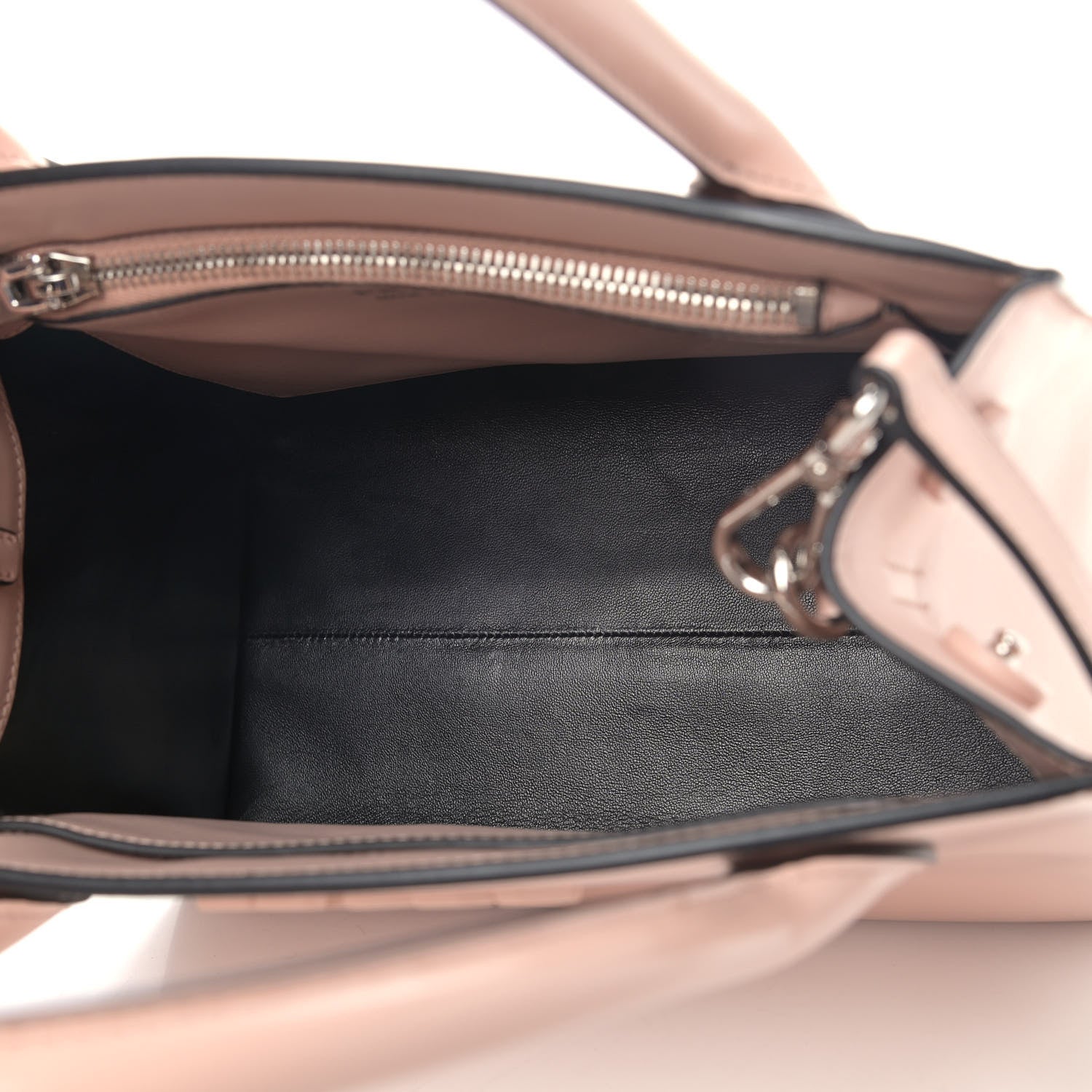 Prada Spazzolato Small Monochrome Top Handle Tote Pesca 5 of 10