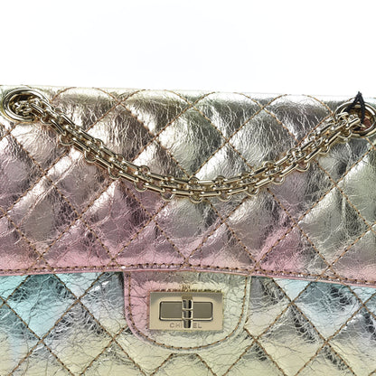 Chanel Metallic Goatskin Quilted Mini 2.55 Reissue Flap Multicolor 9 of 10