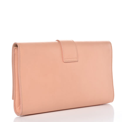 Saint Laurent Calfskin Classic Y Ligne Clutch Blush 3 of 12