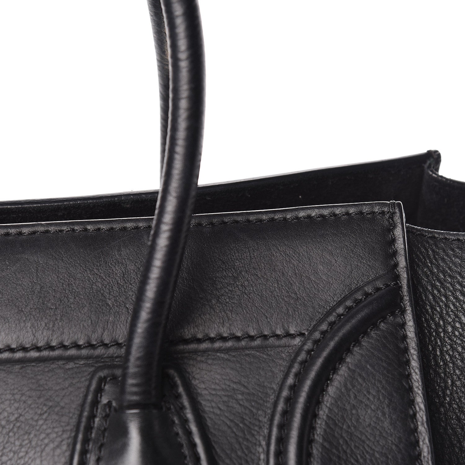 Celine Smooth Calfskin Medium Phantom Luggage Black 14 of 20