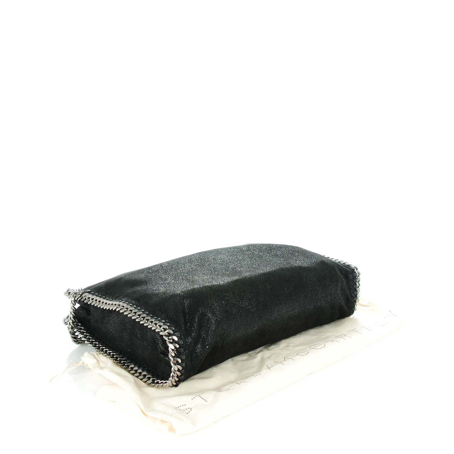 Stella McCartney Shaggy Deer Falabella Fold Over Tote Black 4 of 8