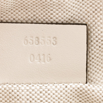 Gucci Calfskin GG Tennis Embossed Mini Double Zip Messenger Bag Mystic White 7 of 11