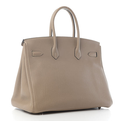 Hermes Togo Birkin 35 Gris Tourterelle 2 of 9