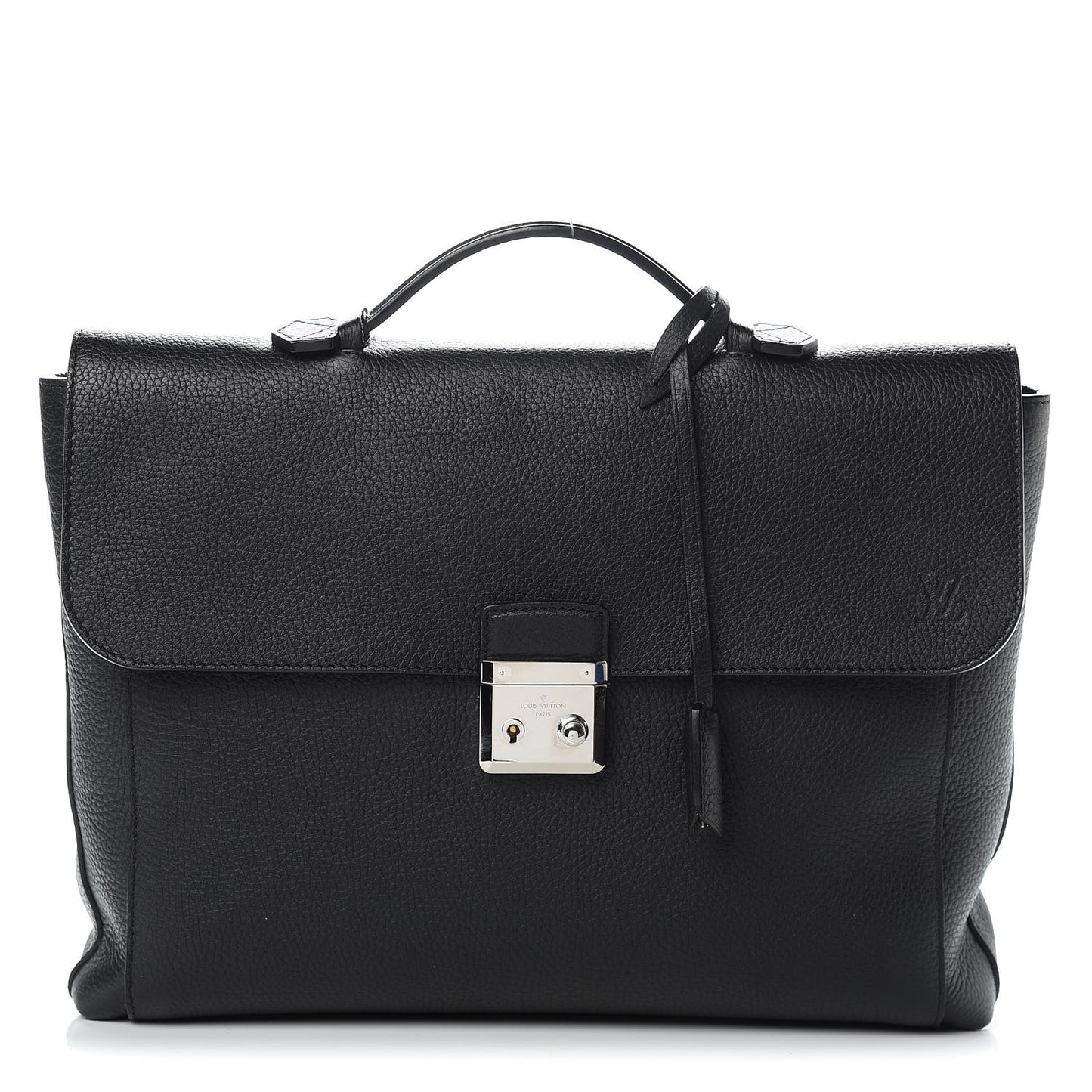 Taurillon Serviette Dorain Briefcase Black
