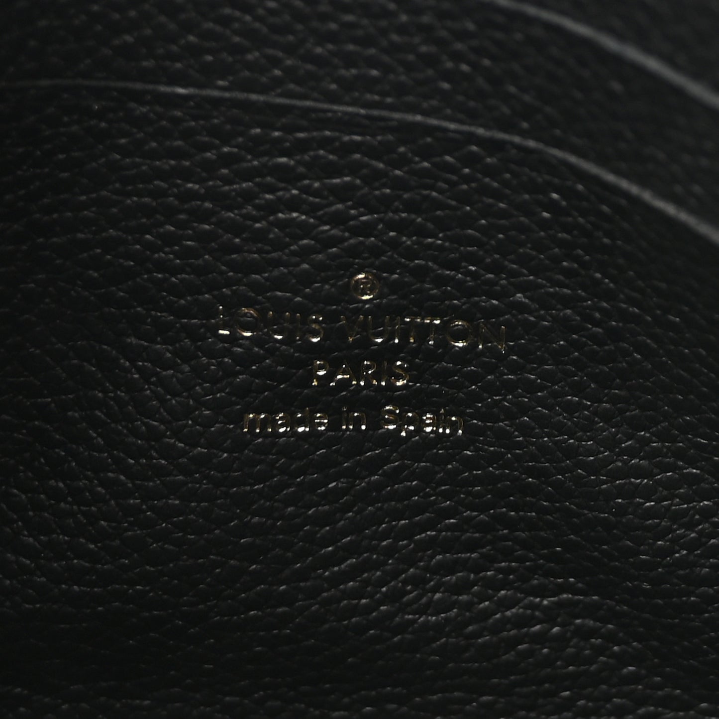 Empreinte Monogram Giant Double Zip Pochette Black Cream