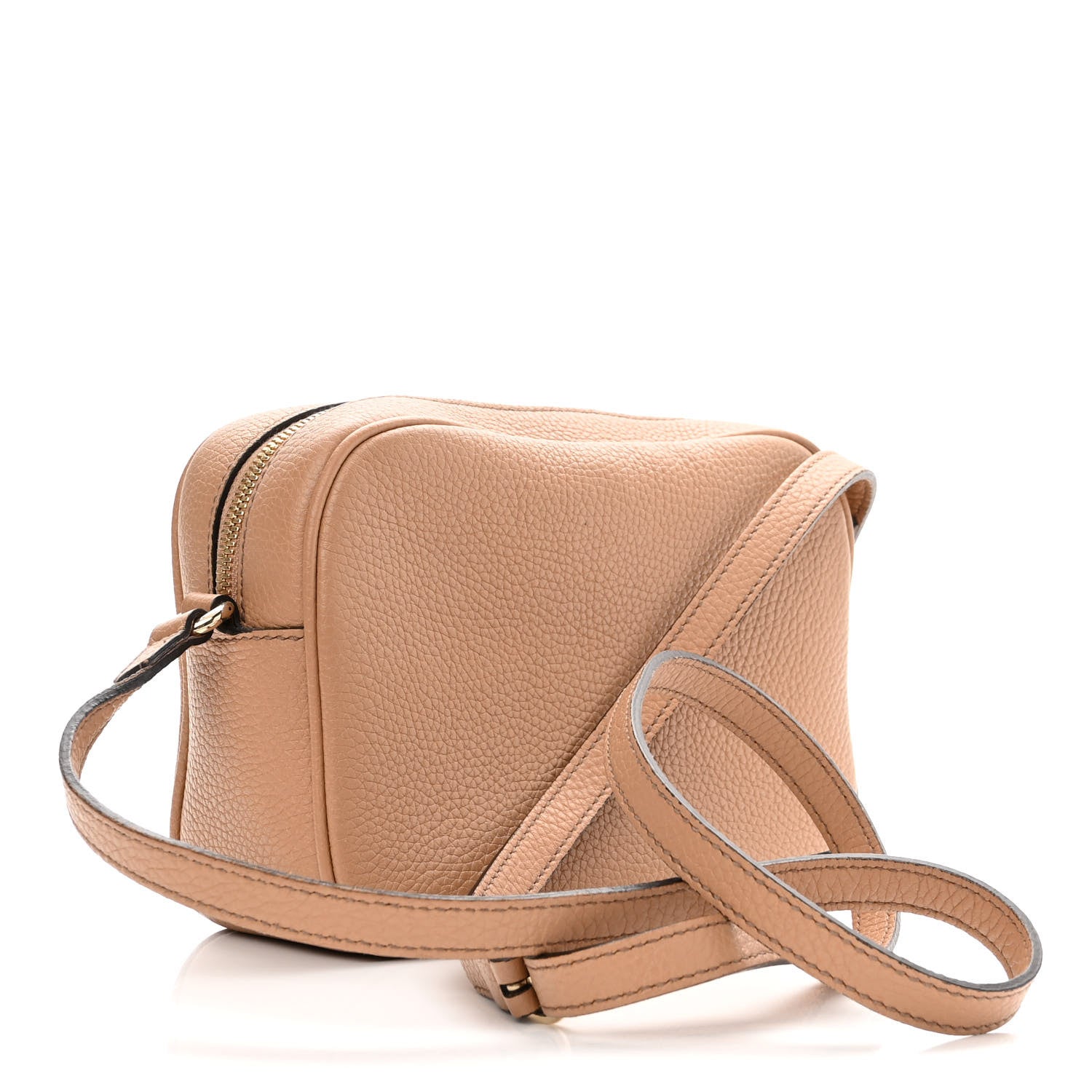 Gucci Pebbled Calfskin Small Soho Disco Bag Rose Beige 3 of 10