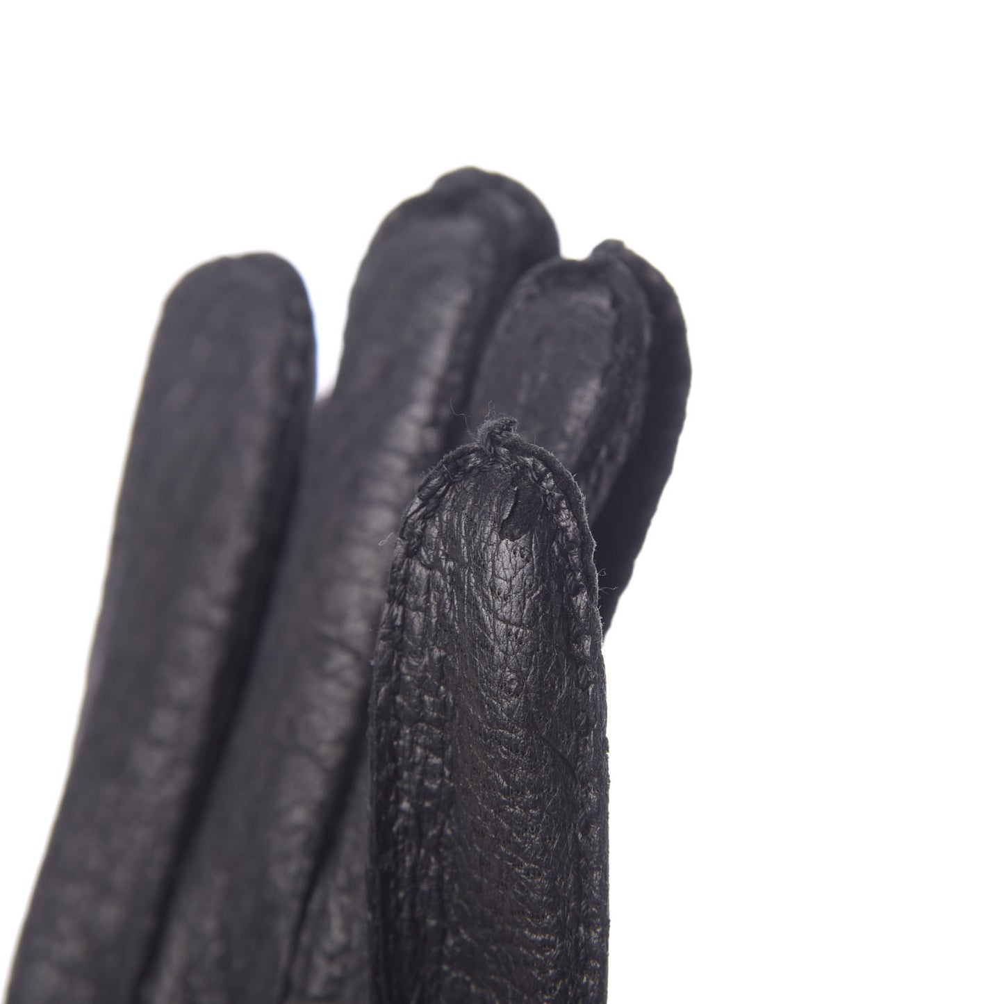 Nappa Bee Embossed Gloves Medium Black