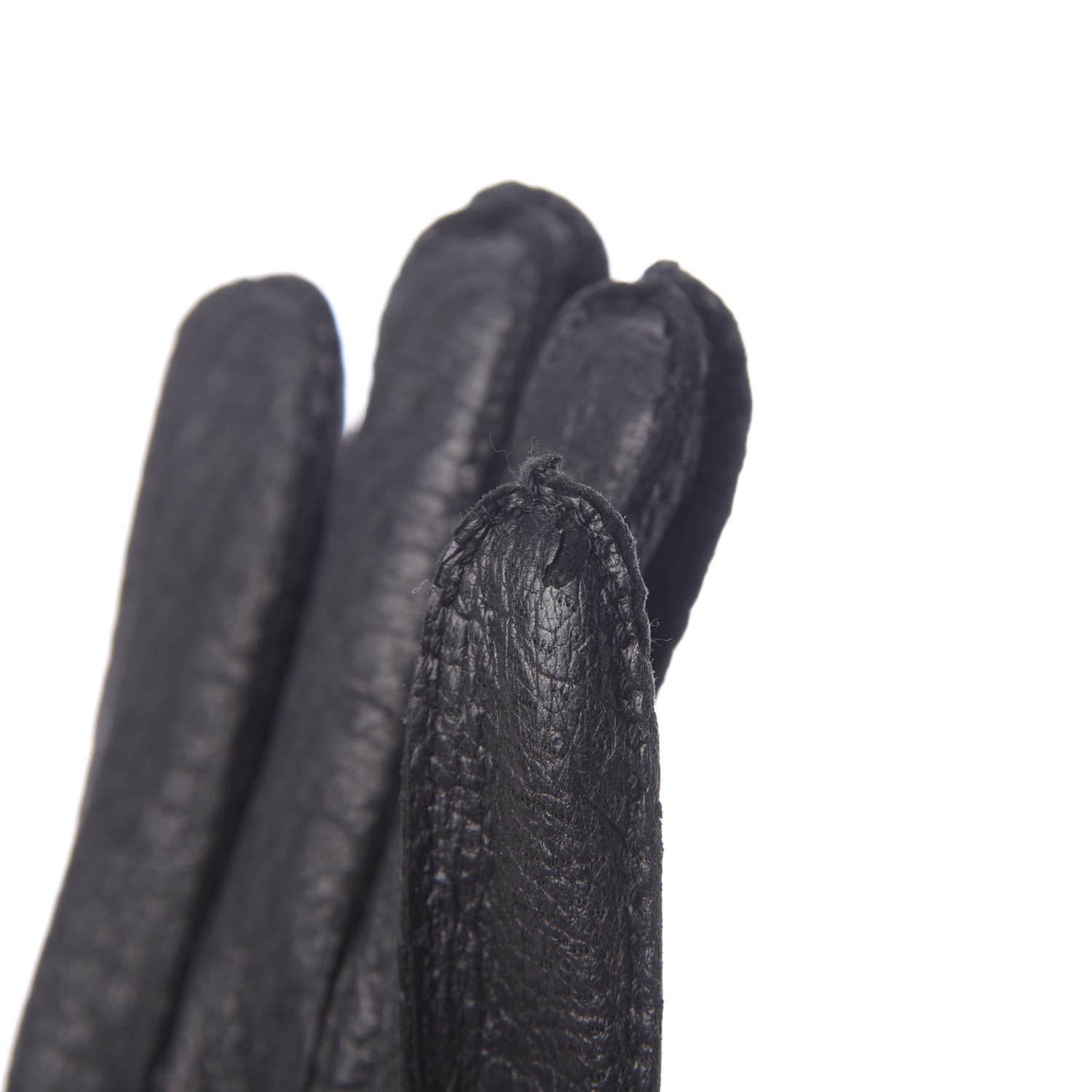 Gucci Nappa Bee Embossed Gloves Medium Black 4 of 4