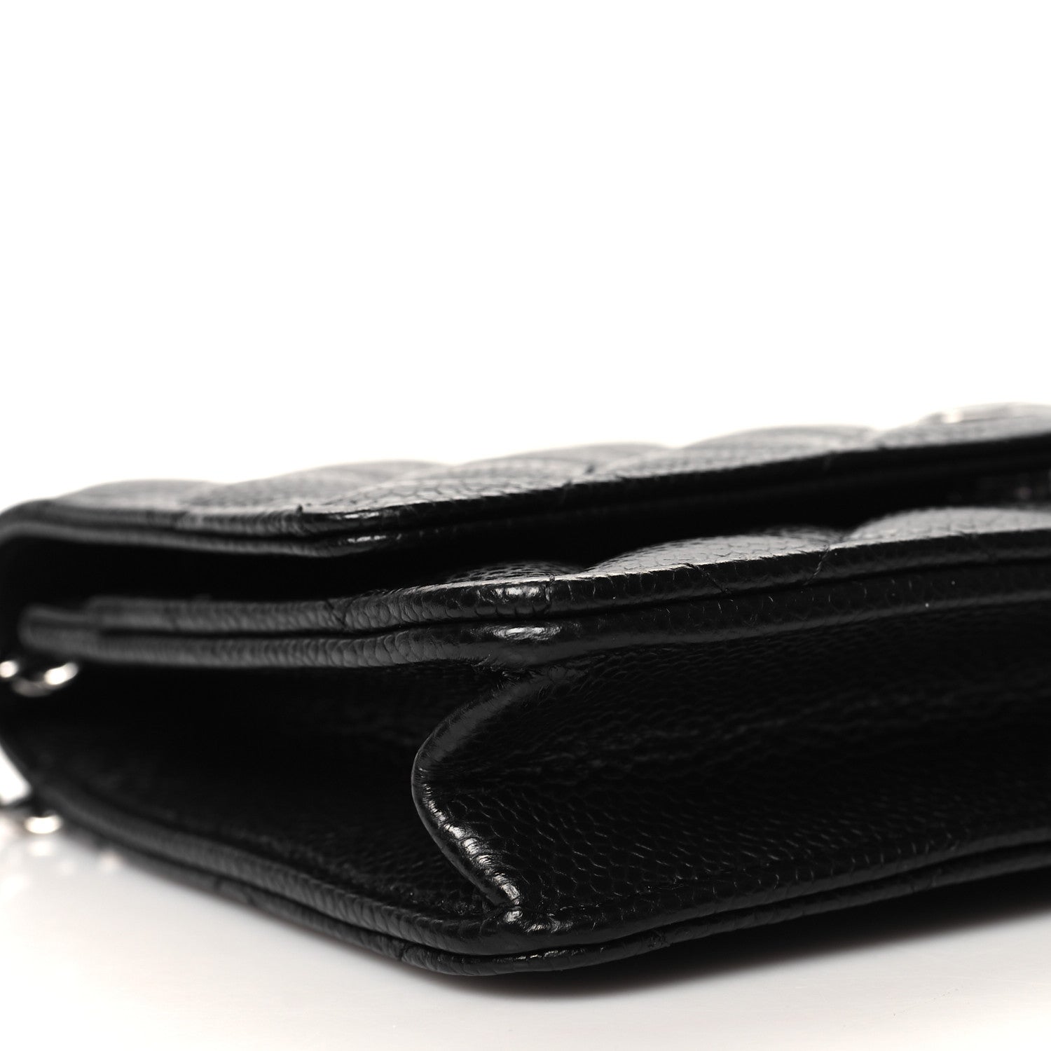 Chanel Caviar Quilted Wallet on Chain WOC Black 10 of 12