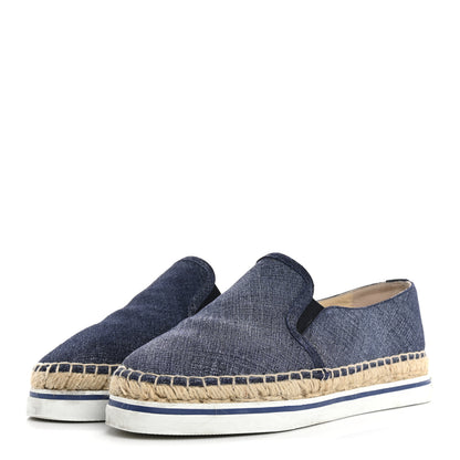 Jimmy Choo Denim Dawn Espadrilles 36 Light Indigo 4 of 9