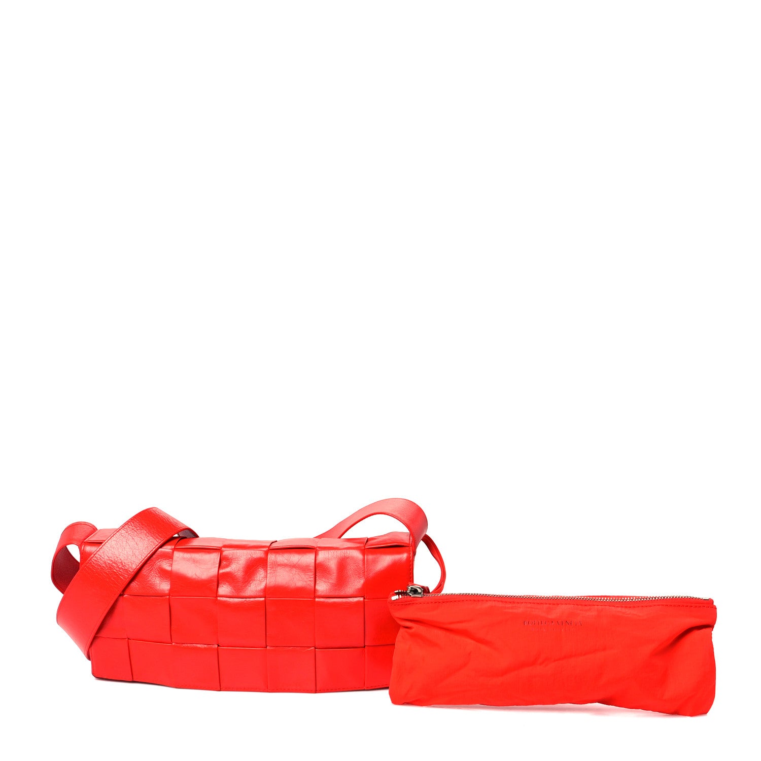 Bottega Veneta Paper Calfskin Intrecciato Stretch Cassette Bright