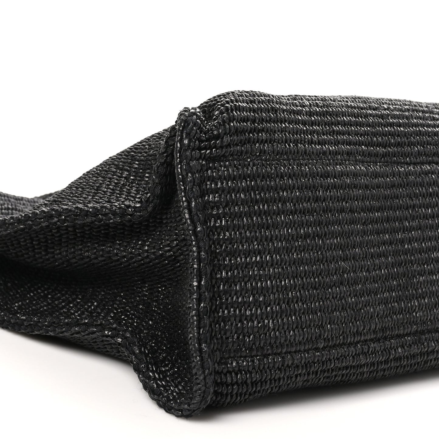 Raffia Medium G Tote Black