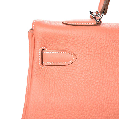 Hermes Taurillon Clemence Kelly Retourne 35 Crevette 31 of 35