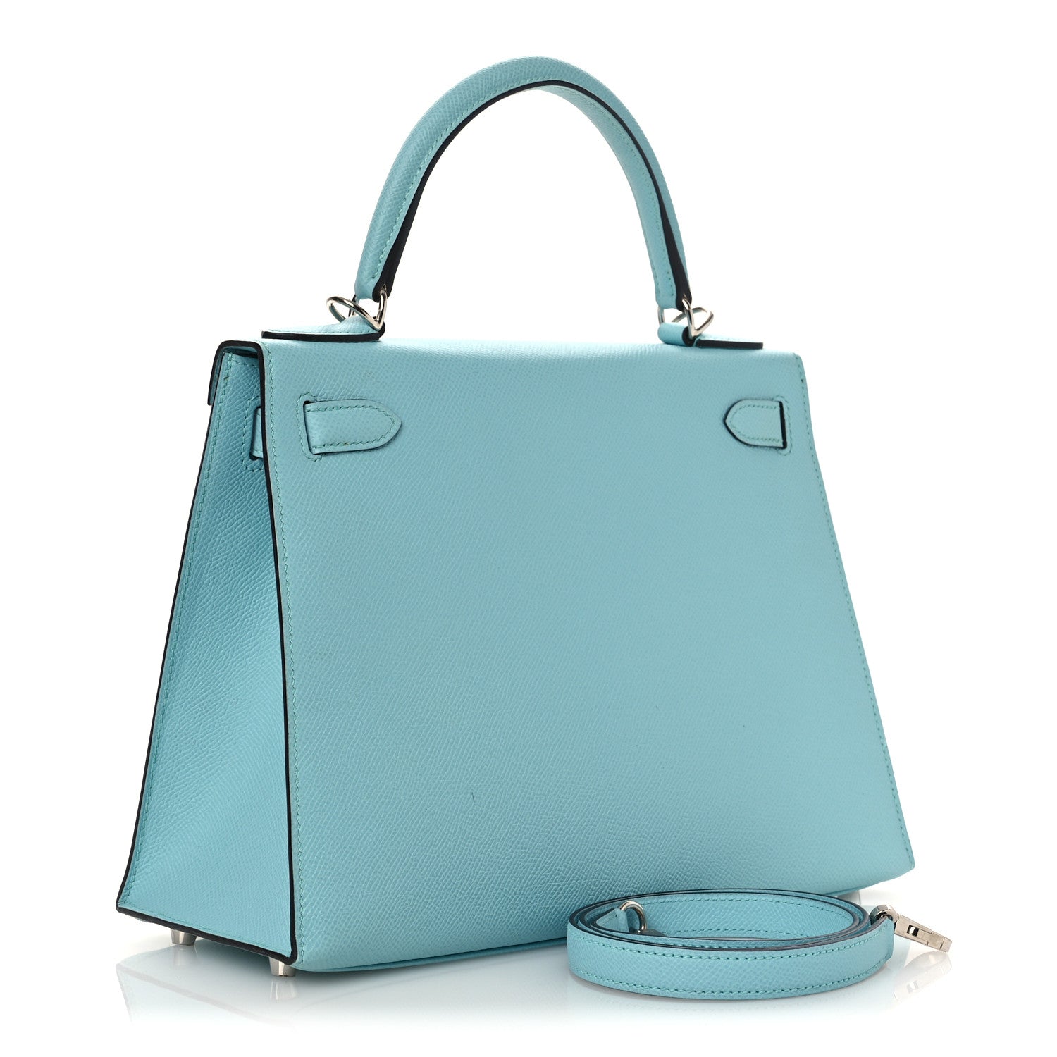 Hermes Epsom Kelly Sellier 28 Bleu Atoll 3 of 13