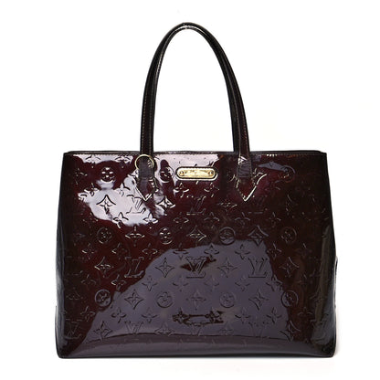 Louis Vuitton Vernis Wilshire MM Amarante 1 of 15
