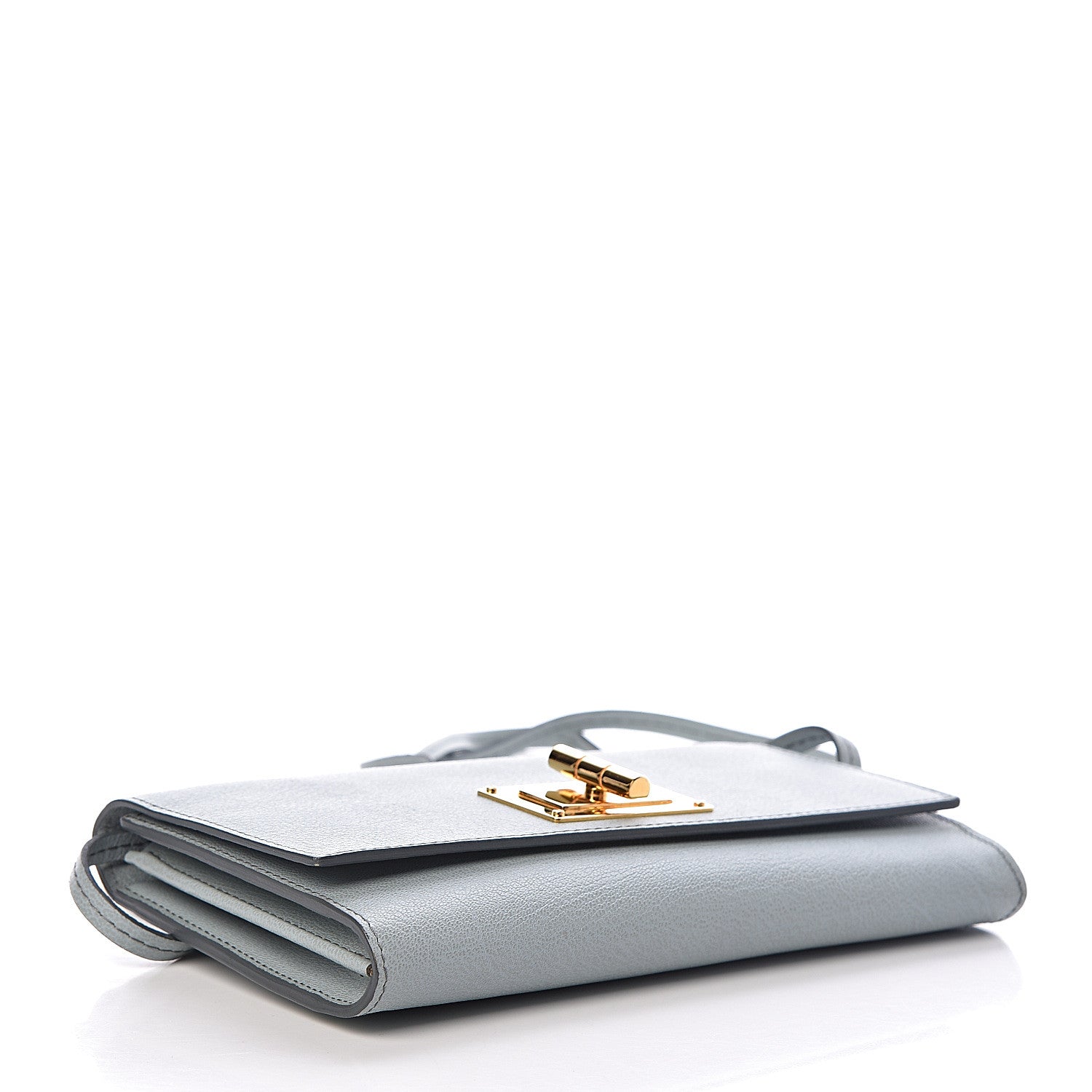 Tom Ford Calfskin Natalia Wallet On Chain Light Blue 4 of 14