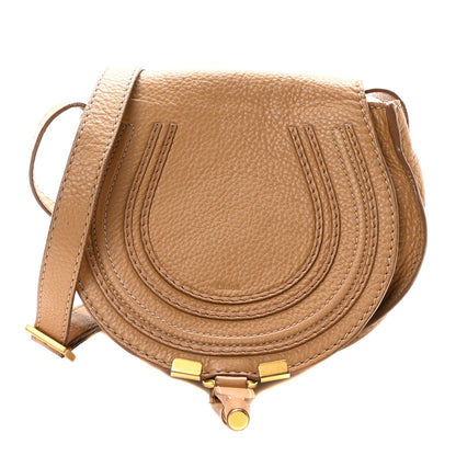 Chloe Calfskin Mini Marcie Round Crossbody Bag Nude 1 of 10