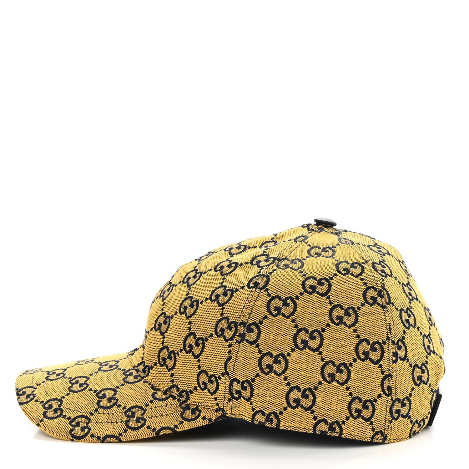 Gucci Monogram Multicolor Retro Interlocking G Baseball Hat L Yellow Blue 2 of 10