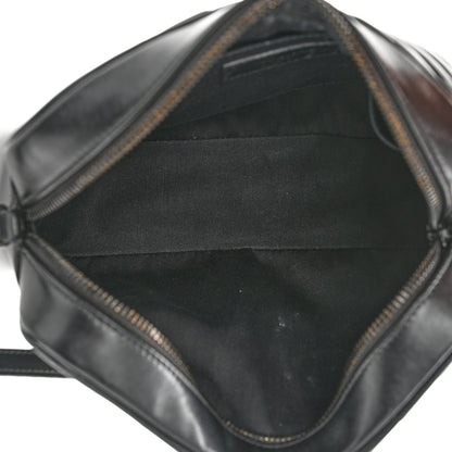 Saint Laurent Calfskin Matelasse Monogram Monochrome Lou Camera Bag Black 5 of 13
