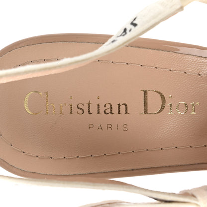 Christian Dior Patent Ribbon J'Adior Slingback 100mm Pumps 36.5 Nude 7 of 8