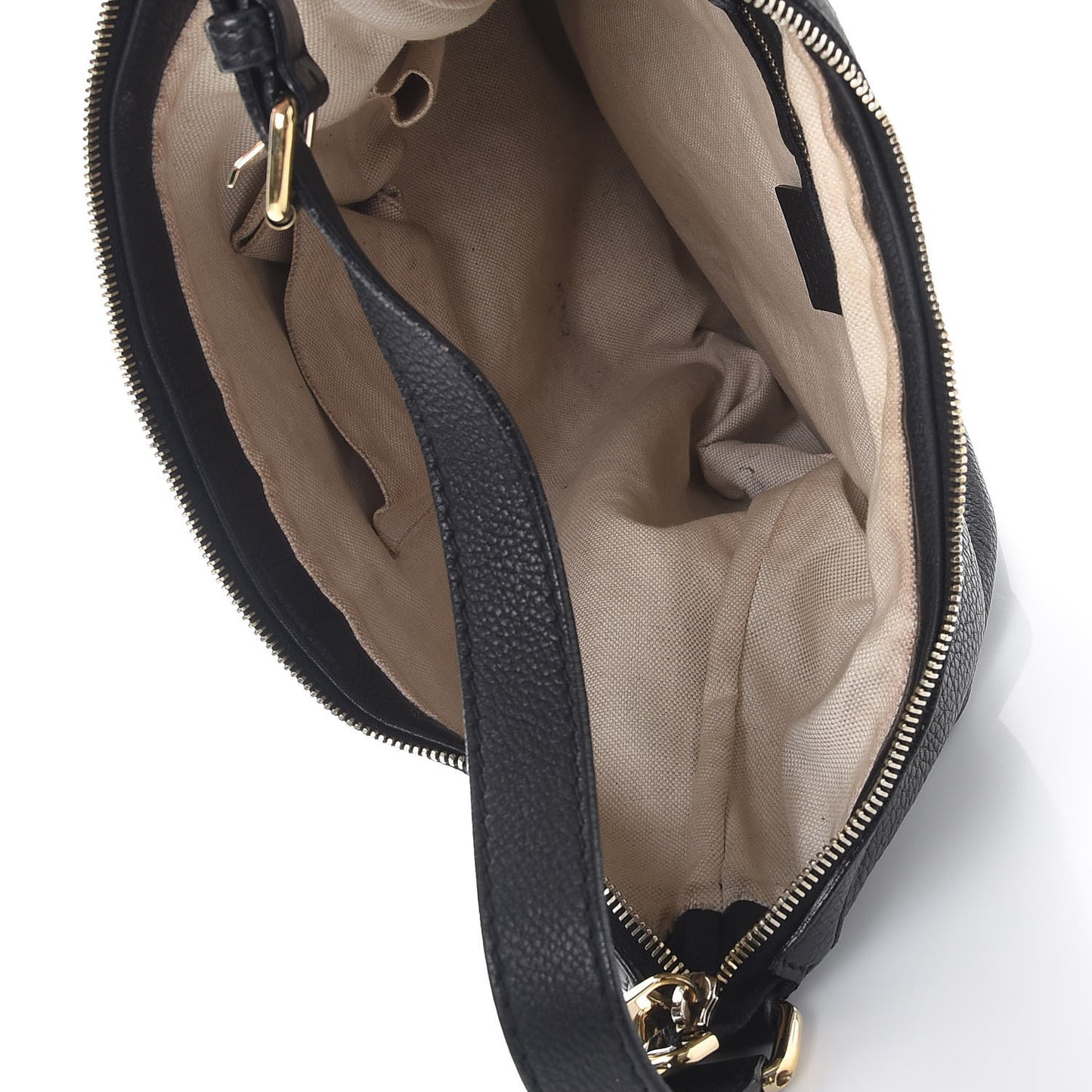 Calfskin Vintage Web Medium Hobo Black