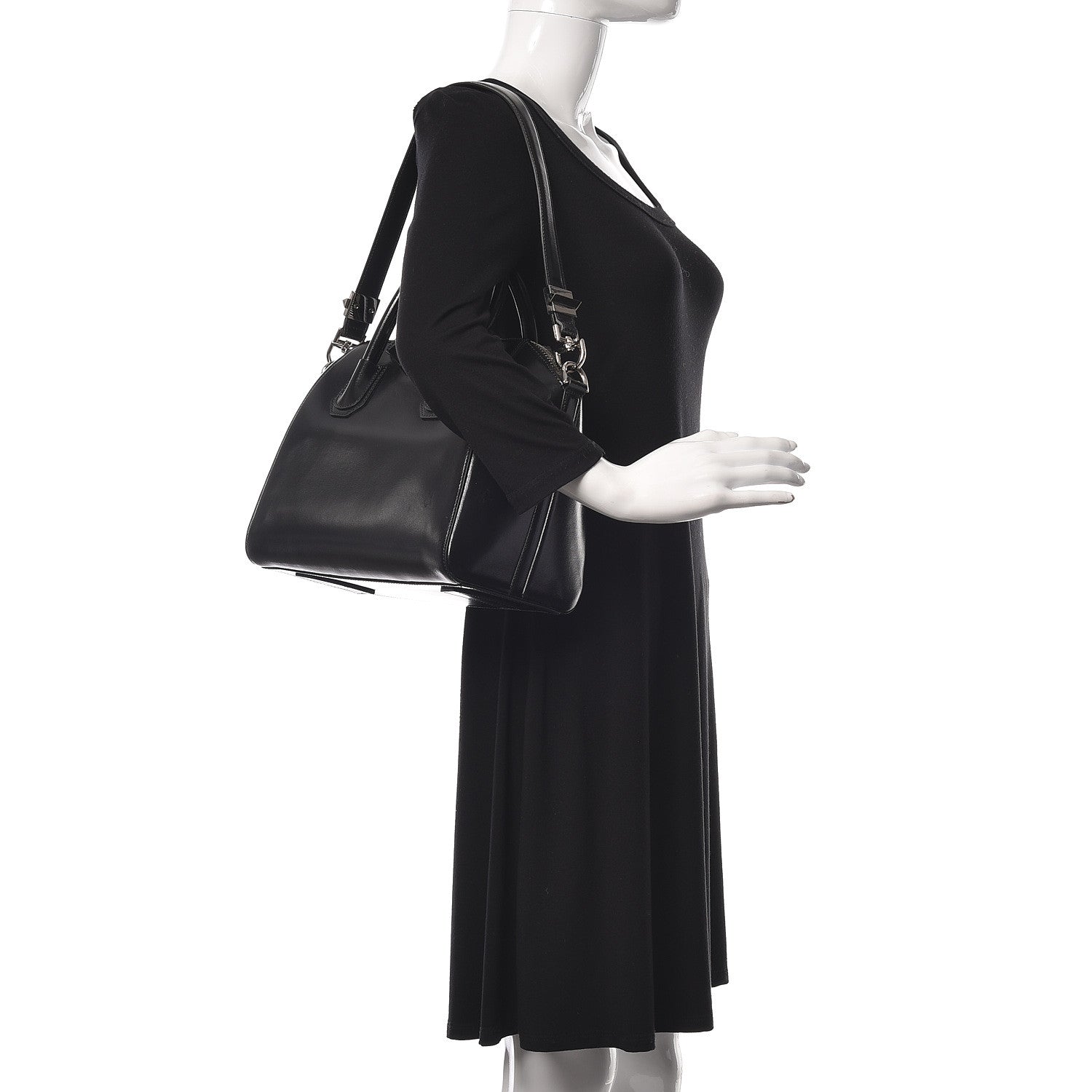 Givenchy Shiny Lord Calfskin Small Antigona Black 2 of 14