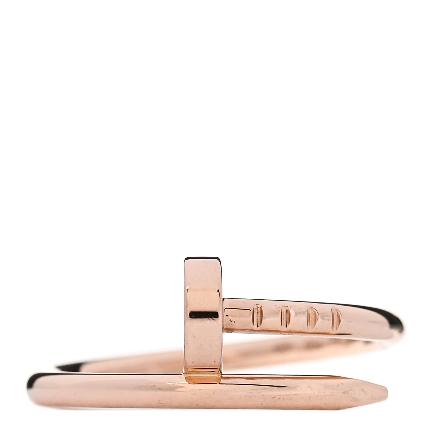 18K Pink Gold Small Juste Un Clou Ring 49 4.75