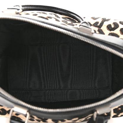 Louis Vuitton Jacquard Velvet Leopard Print Stephen Sprouse Speedy 5 of 9