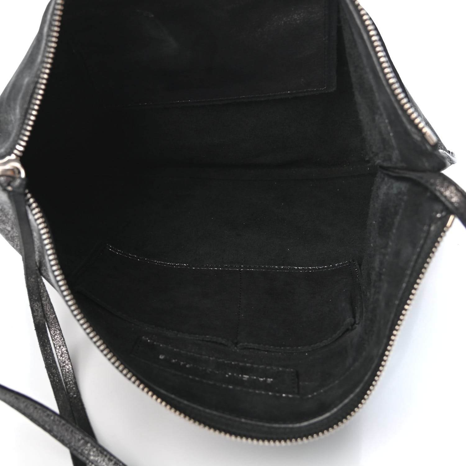 Balenciaga Metallic Calfskin Milkyway Ligne Papier Messenger Black 4 of 4