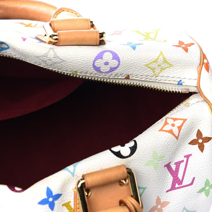 Louis Vuitton Monogram Multicolor Speedy 30 White 4 of 18