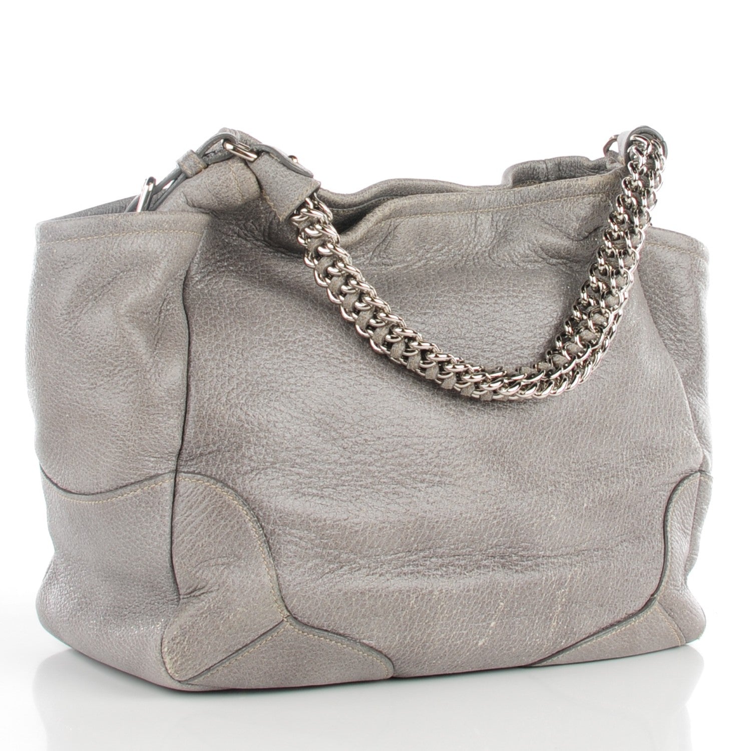 Prada Cervo Lux Chain Shoulder Bag Astro 3 of 8