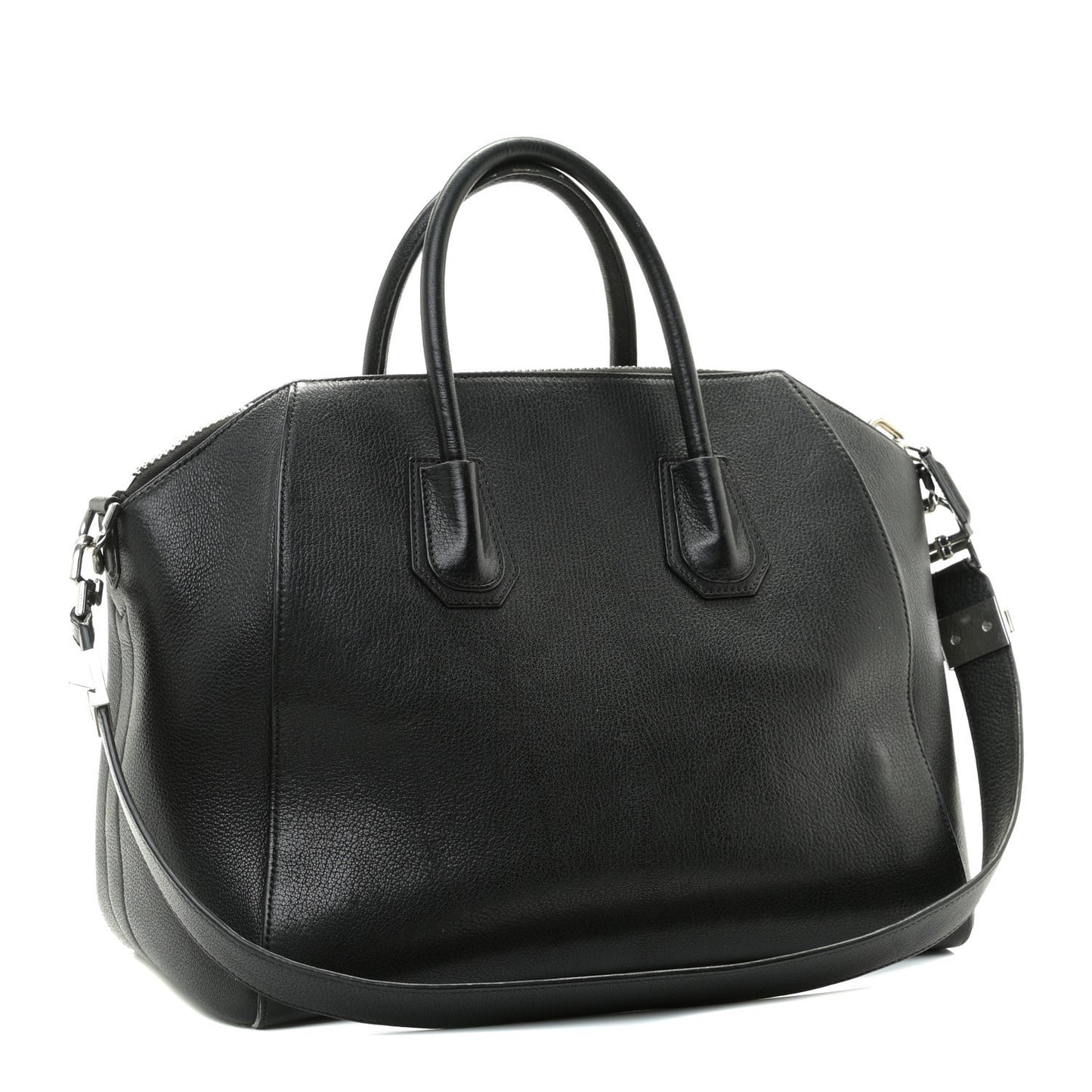 Sugar Goatskin Medium Antigona Black