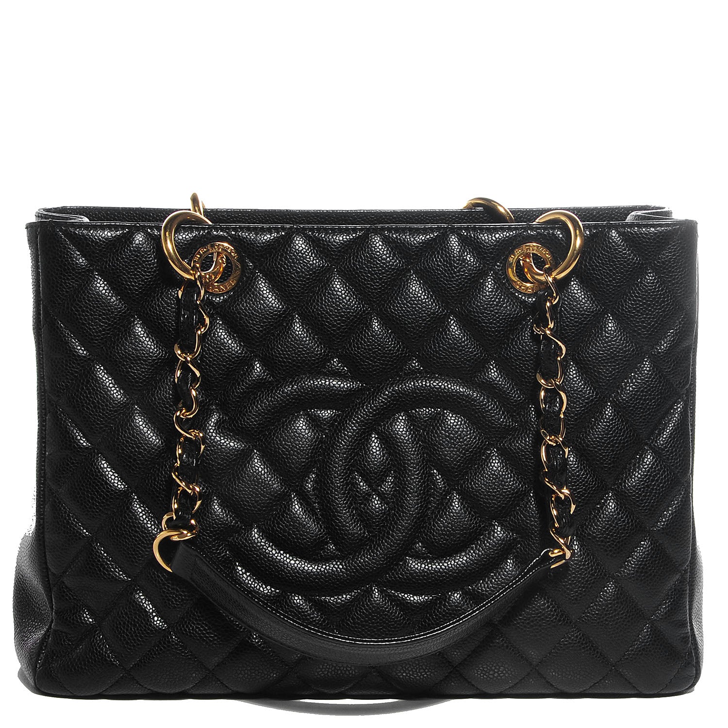 Chanel Caviar Grand Shopping Tote GST Black 1 of 7