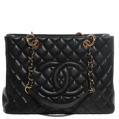 Chanel Caviar Grand Shopping Tote GST Black 1 of 7