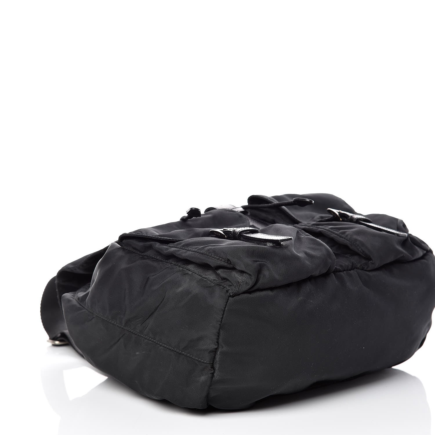 Prada Tessuto Nylon Saffiano Medium Backpack Black 4 of 9