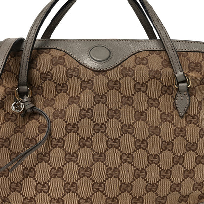 Gucci Monogram Medium Bree Foldover Tote Beige 8 of 10