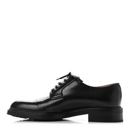Louis Vuitton Calfskin Mens Derby Shoes 8 Black 1 of 8